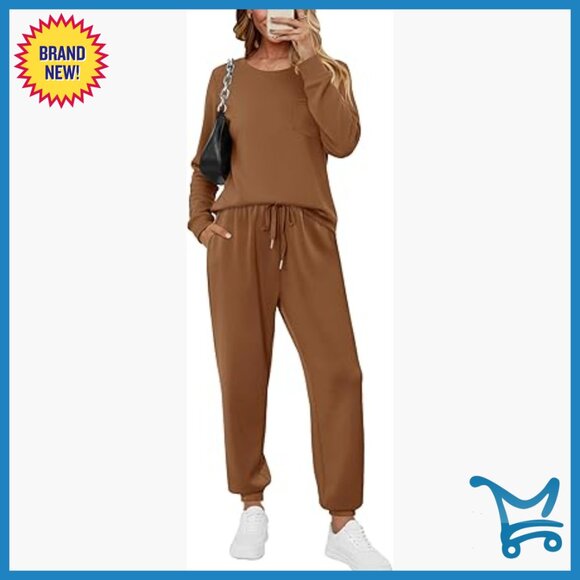 Pants - Women's Long Sleeve Sweatsuit Set, Athletic Fit, Polyester Rayon Blend
